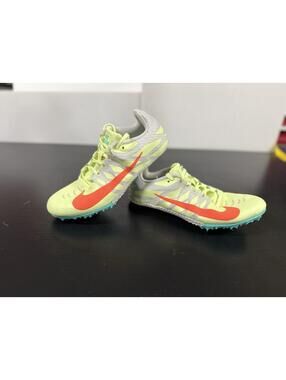 Nike Track Field Sprint Spikes Volt Orange Track Shoes Womens US 4.5 EUR 36.5